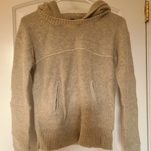 Moda by Victoria's Secret Tan Sweater Hoodie